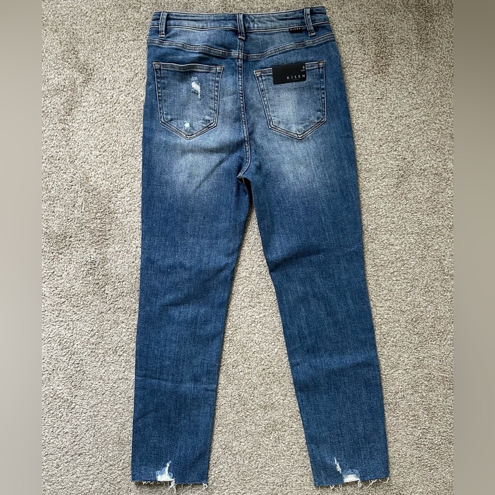 Risen High Rise Relaxed Fit Skinny Jeans - Picture 2 of 5